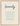 Serenity Word of Intention Framed print 30x40 cm / 12x16″ Wood frame Linen paper