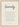 Serenity Word of Intention Framed print A3 (29.7 x 42 cm) Wood frame Linen paper