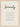Serenity Word of Intention Framed print A2 (42 x 59.4 cm) Wood frame Linen paper