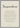 Transcendence Word of Intention Framed print 50x70 cm / 20x28″ Black frame Linen paper